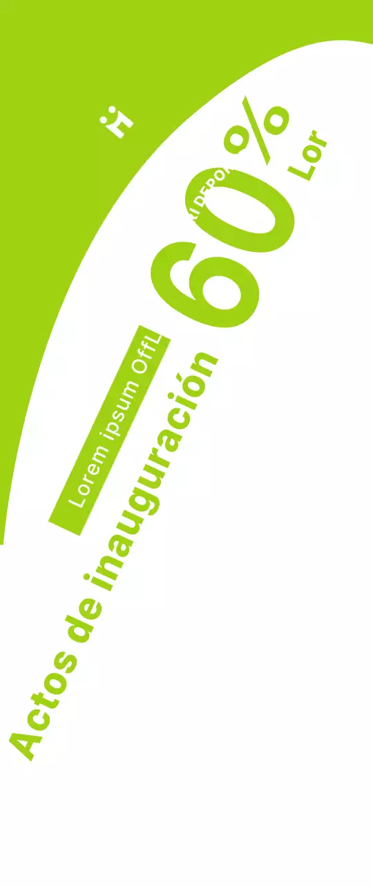 Un concepto limpio en blanco y verde lima para anunciar y promocionar eventos de venta libre de ropa deportiva.