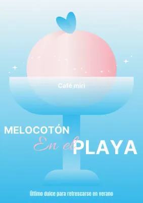 Una serie de comunicaciones de marketing con ilustraciones de frutas de verano