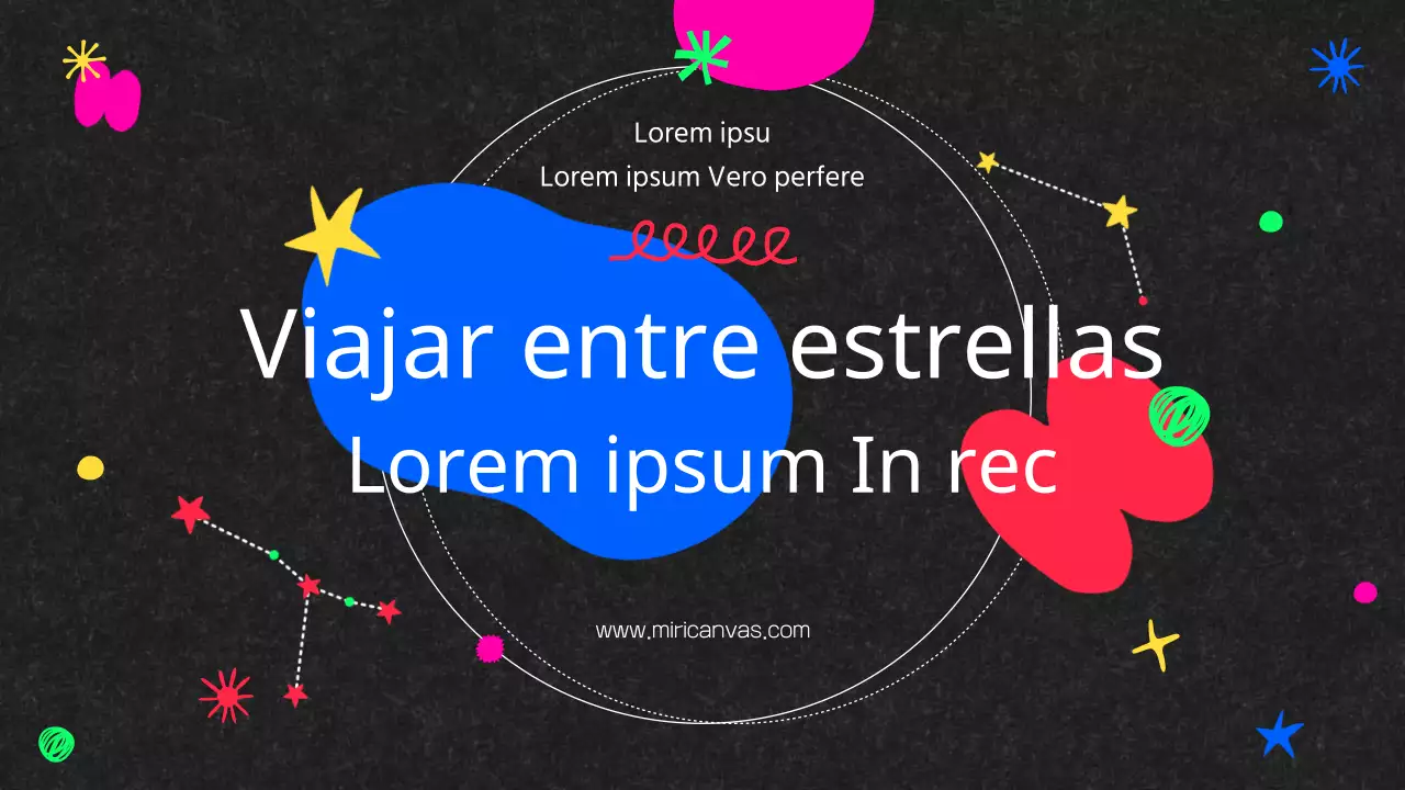 Observatorio de colores Vía Láctea Campamento Constelaciones sobre fondo negro Recursos didácticos