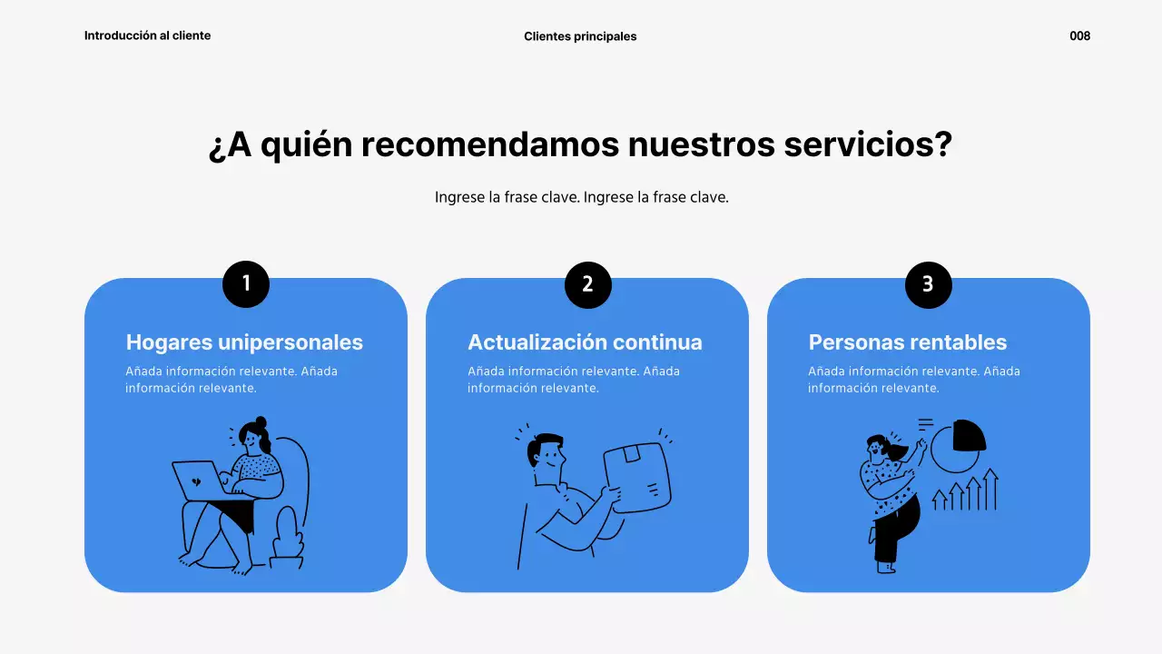 Presentación del servicio de alquiler de electrodomésticos