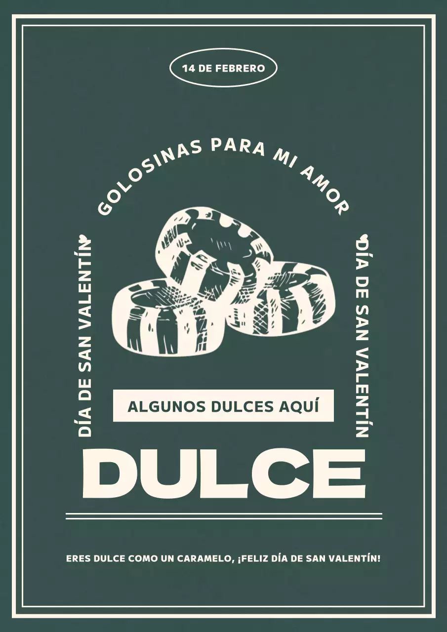 Día blanco en verde y beige