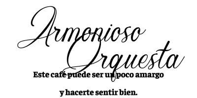 Para un concepto de cafetería de lujo con énfasis en el texto en inglés en las búsquedas