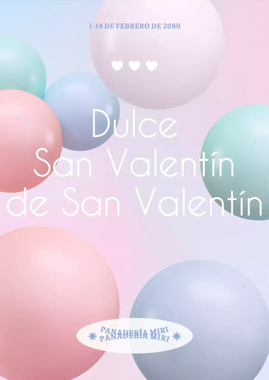 Promocione un sencillo evento de día blanco con un fondo circular en 3D