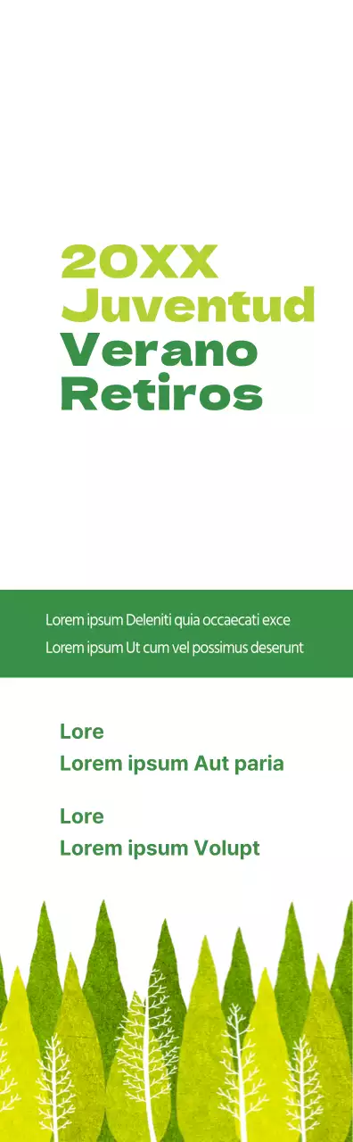 Información sobre el retiro estival de la iglesia verde lima y verde