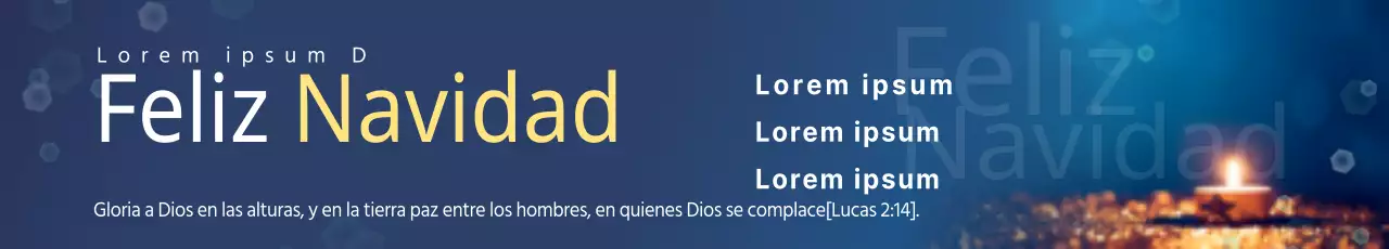 Un servicio de Navidad bendecido