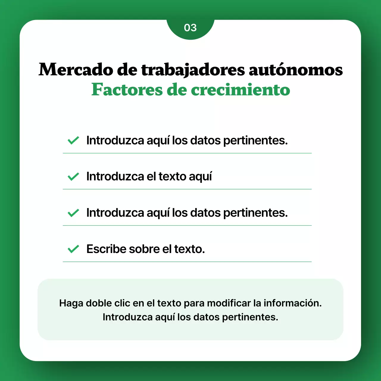 Promociona tu plataforma de trabajadores autónomos con simpáticas ilustraciones verdes
