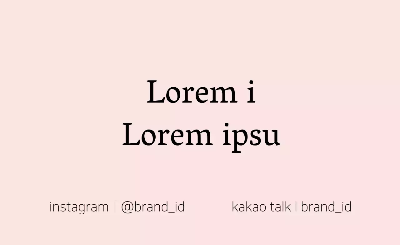 Etiqueta de marca rosa sólido