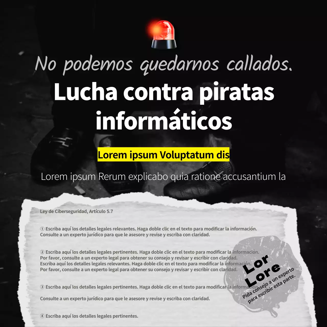 Cyberwrecker con líneas de advertencia negras y amarillas