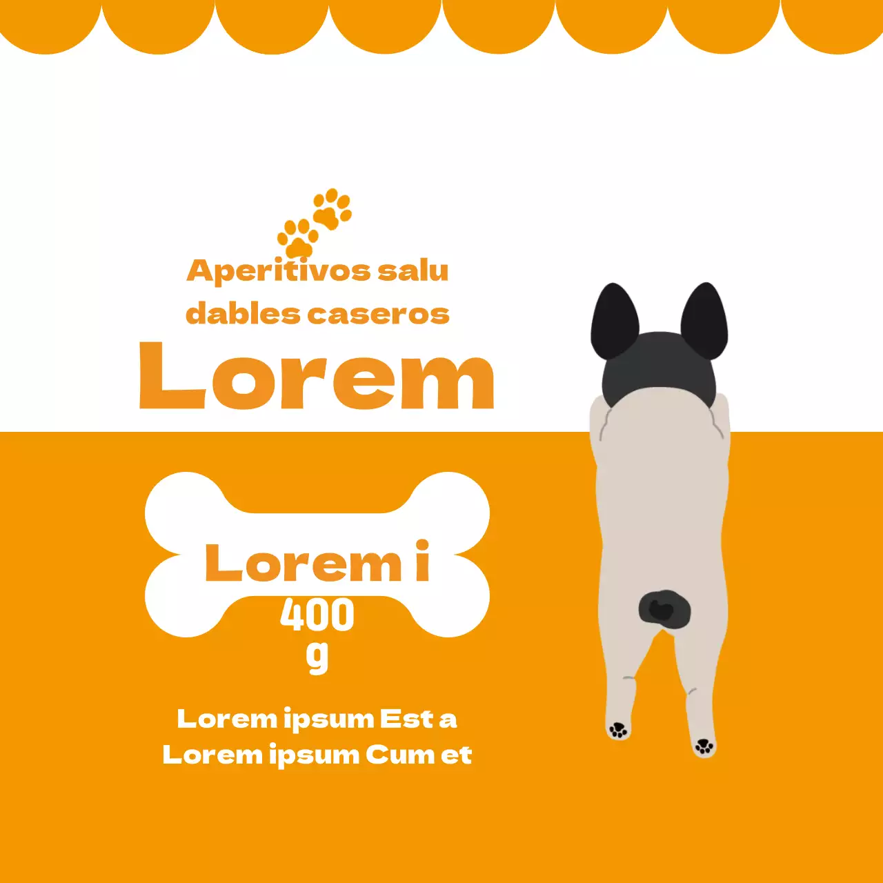 Etiquetas de golosinas caseras ilustradas con naranja