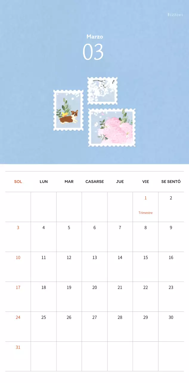 Ilustraciones de sellos con un concepto cálido