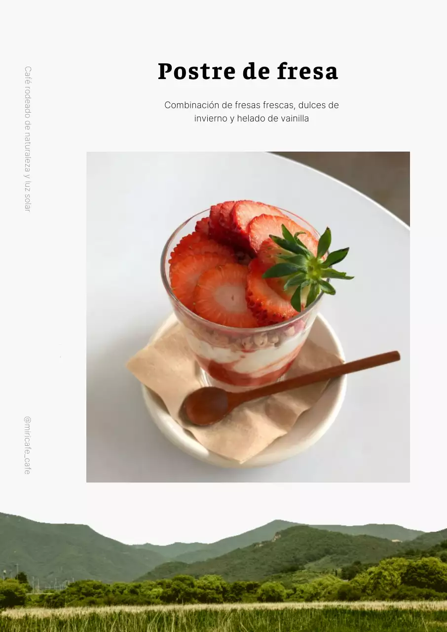 Un cartel de cafetería con un aspecto limpio