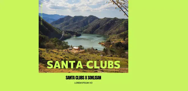 Diseño deportivo de etiqueta de agua embotellada con paisajes de montaña y toques de color