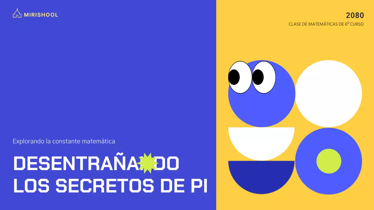 Ilustración de personajes de vivos colores con detalles en amarillo y azul cobalto.