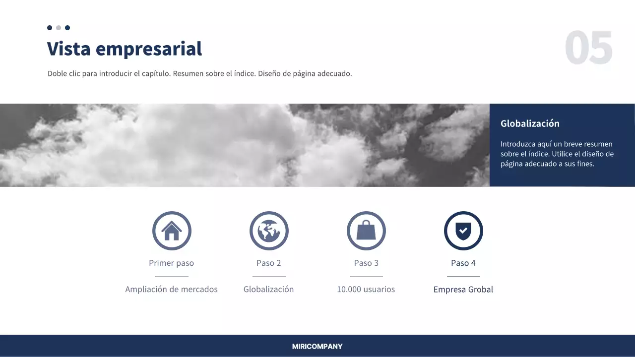 Plantilla de plan de empresa sencillo