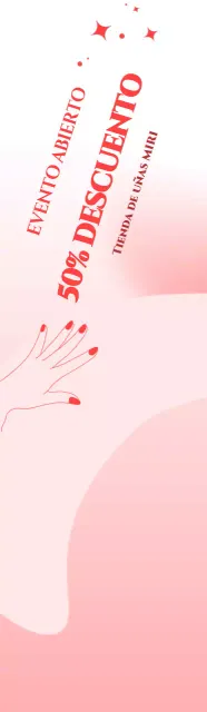 Promociona tu salón de manicura con un bonito fondo rosa