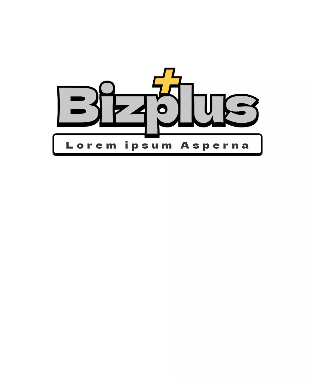 Logotipo de escuela de matemáticas de estilo limpio y sencillo en gris y amarillo