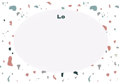 patrón de formas blancas notas simples