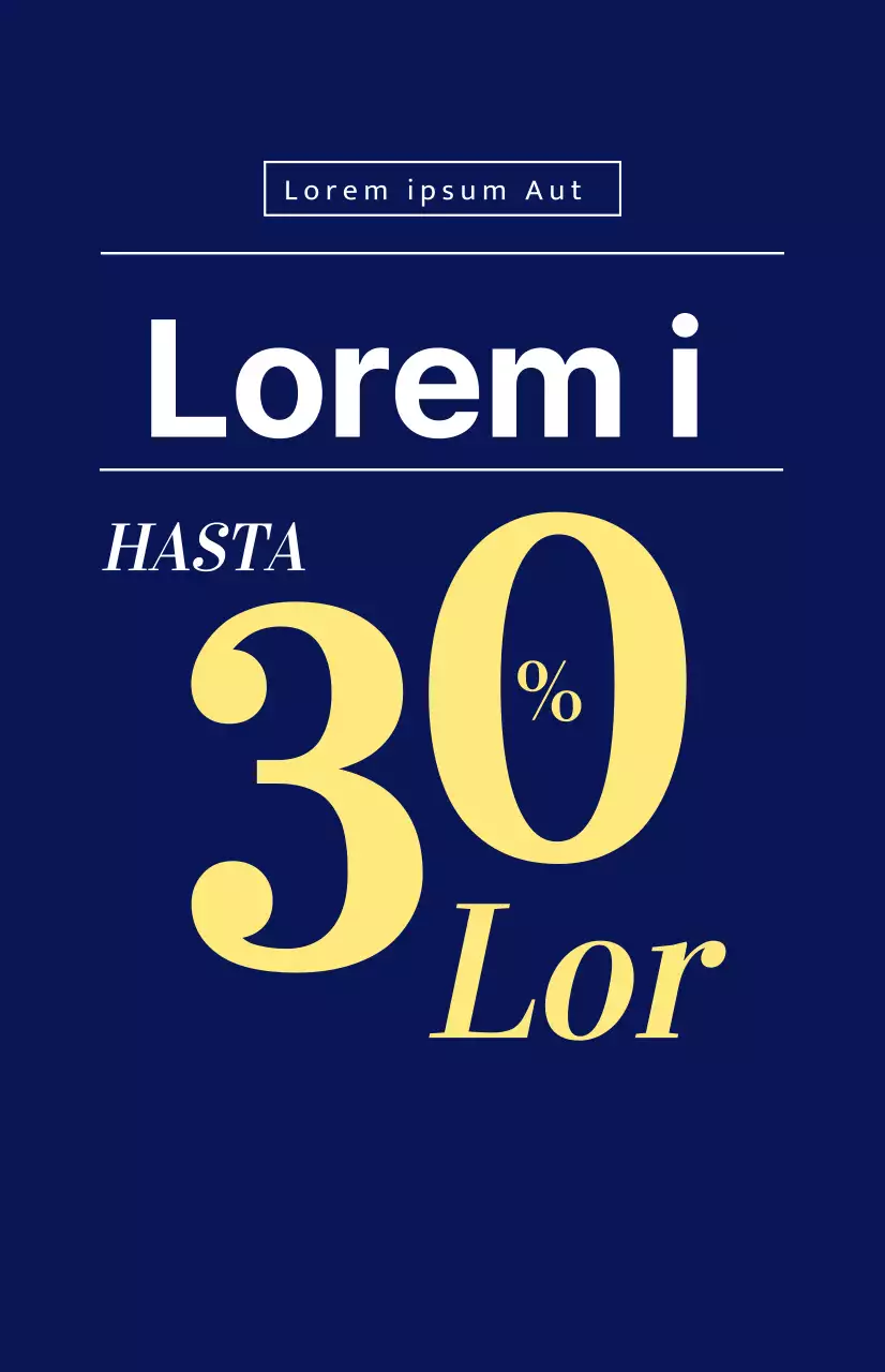 Bandera para escaparate de rebajas de verano con fuente amarilla sobre fondo azul marino