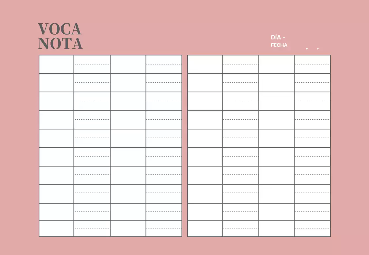 Línea rosa Simplicidad WordPad