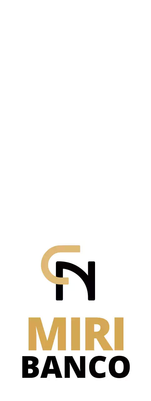 Logotipo con un símbolo sencillo y limpio en marrón y negro para informar y promover la información sobre el ahorro bancario