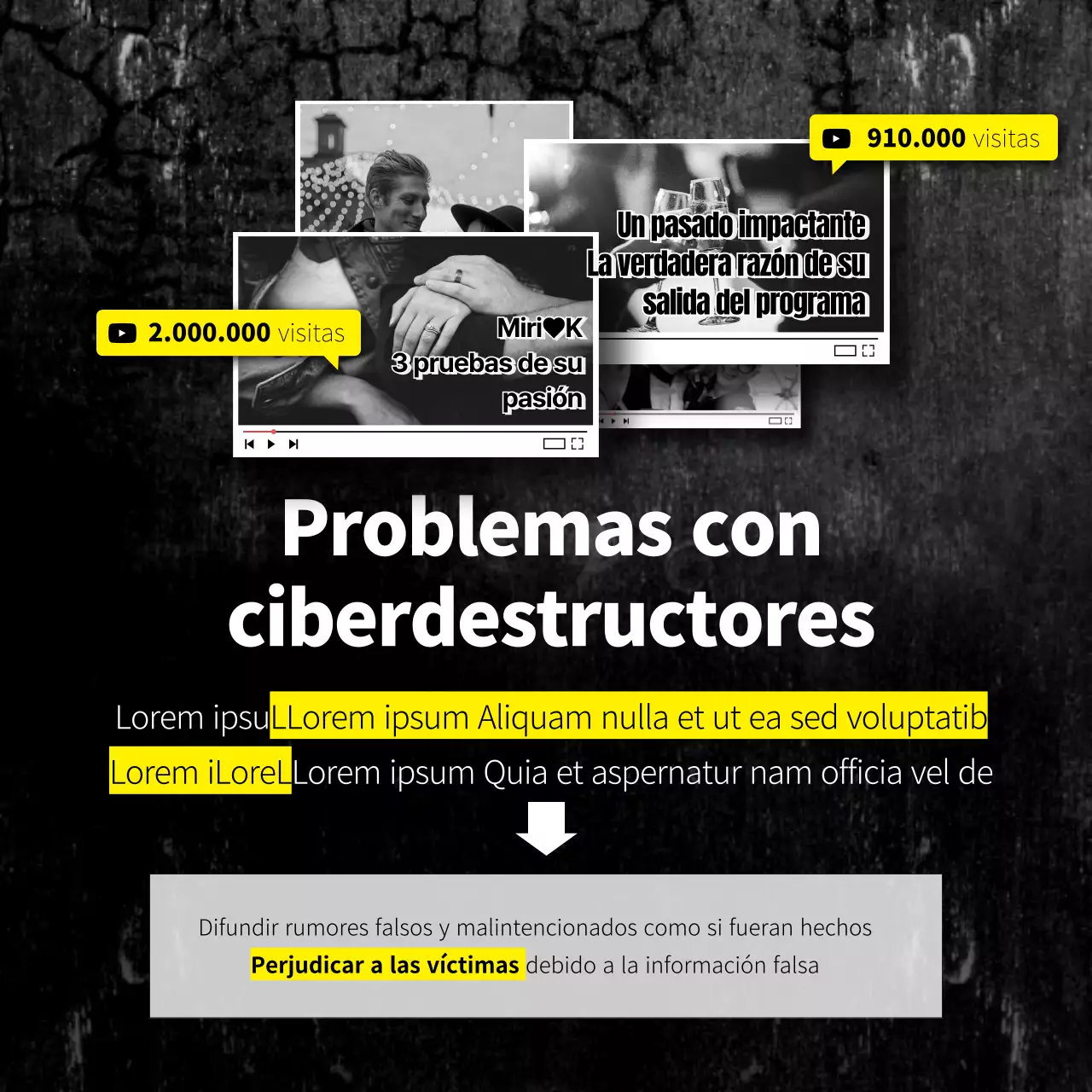 Cyberwrecker con líneas de advertencia negras y amarillas