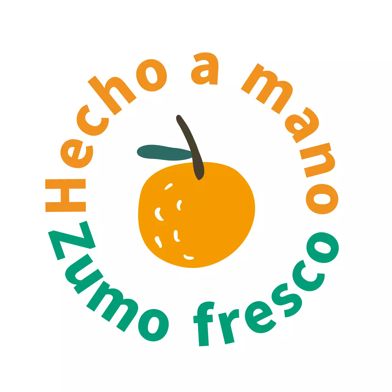 Fondo blanco ilustración simple etiqueta de zumo