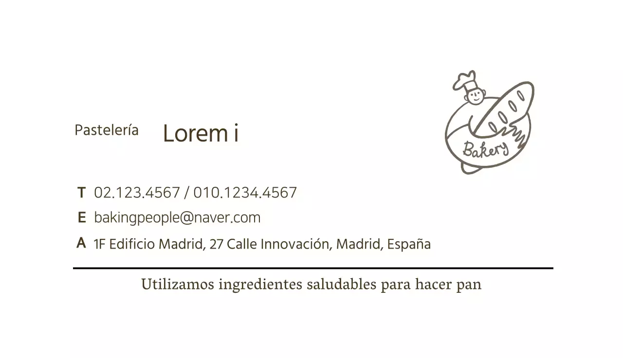 marrón ilustración logotipo panadería panadería