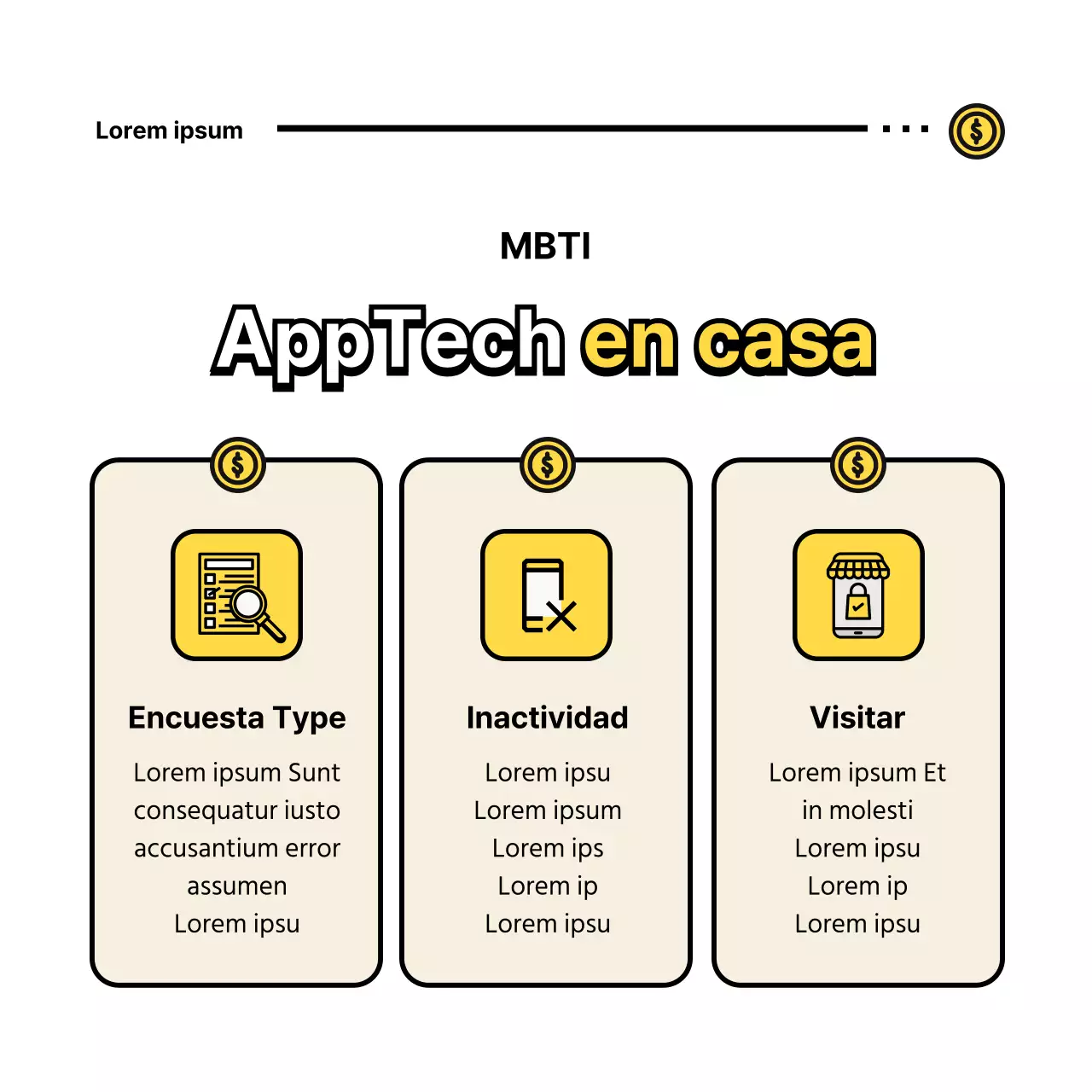 Camisetas de universitarios con simpáticas ilustraciones amarillas