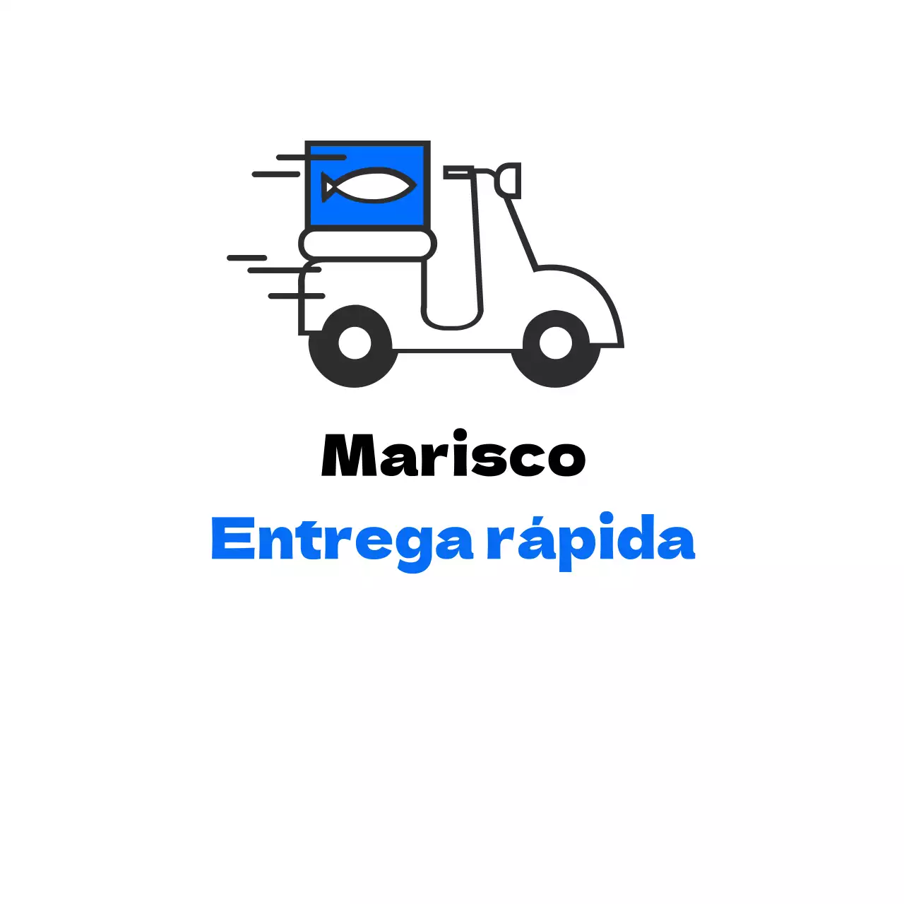 Entrega rápida de marisco