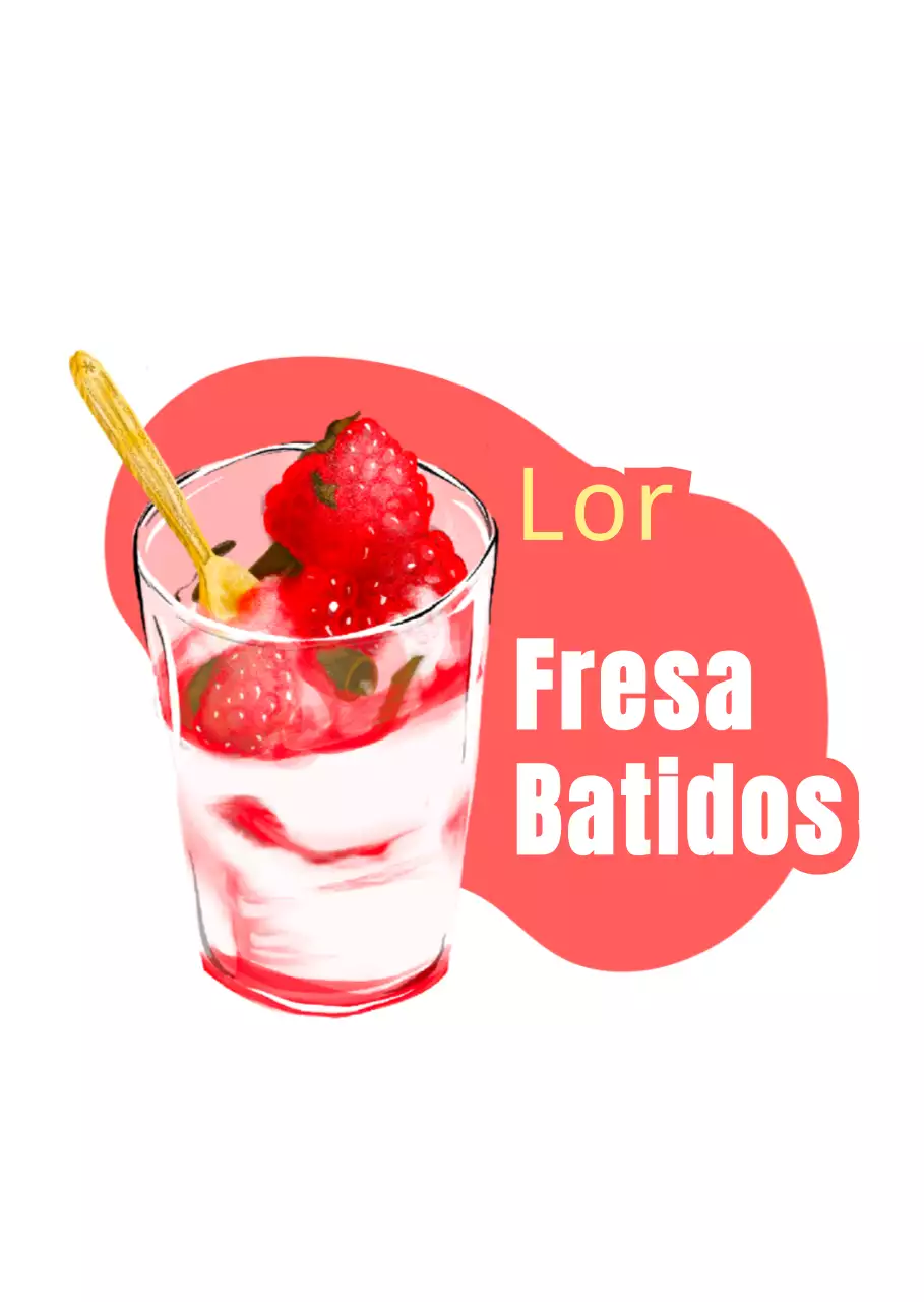 Promocionar nuevos menús en rojo y amarillo