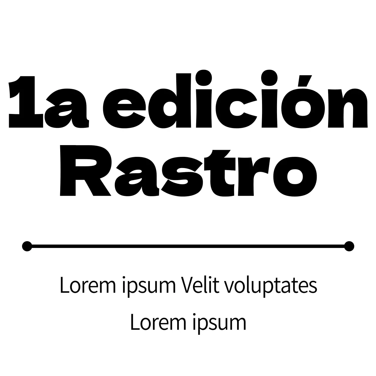 Estilo sencillo y limpio de alineación de texto Acerca del Rastro