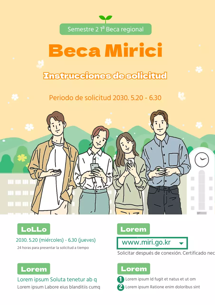 Yellow / Becas / Documentos / Anuncios, Notificaciones