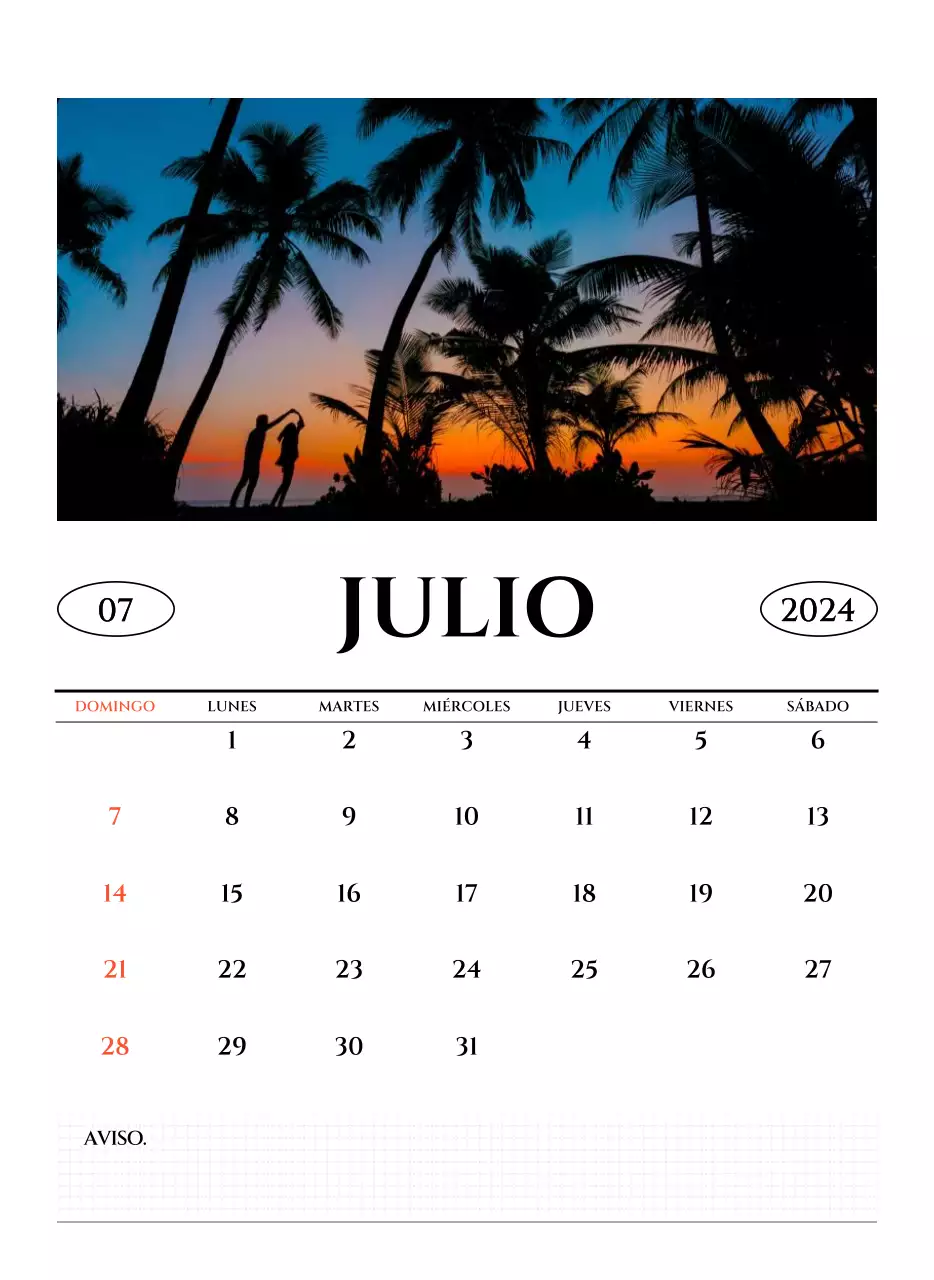 Calendario de pared de estilo sencillo con concepto de fotografía de viajes emocional en blanco y negro