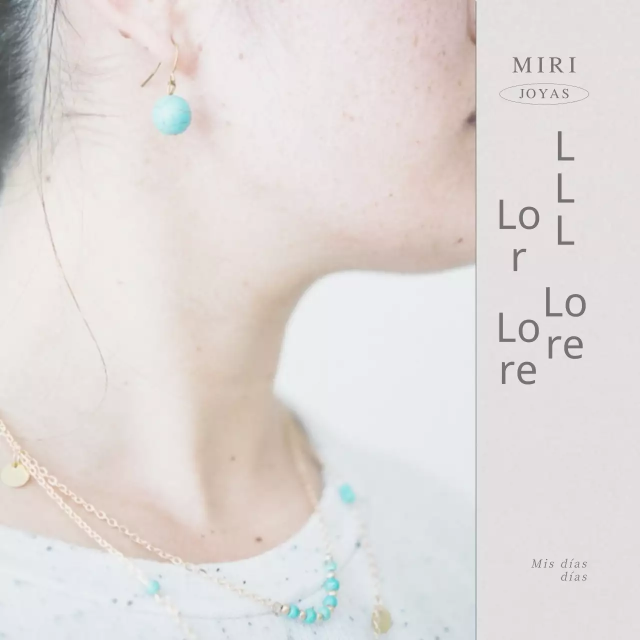 Una joyería sentimental en Warm Grey