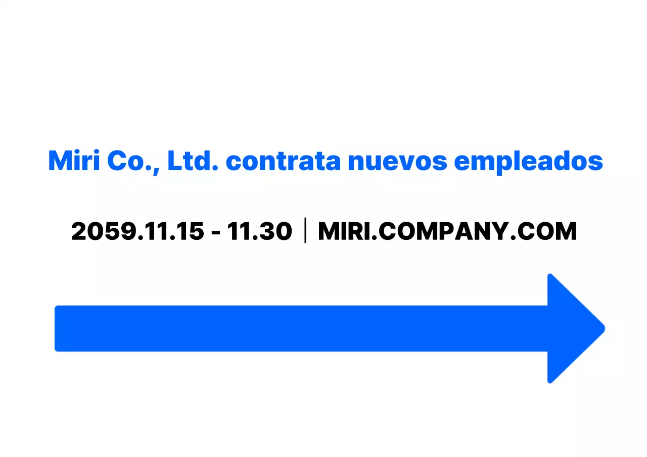 Ilustración sencilla en azul y negro con indicaciones para llegar al lugar de la entrevista de contratación