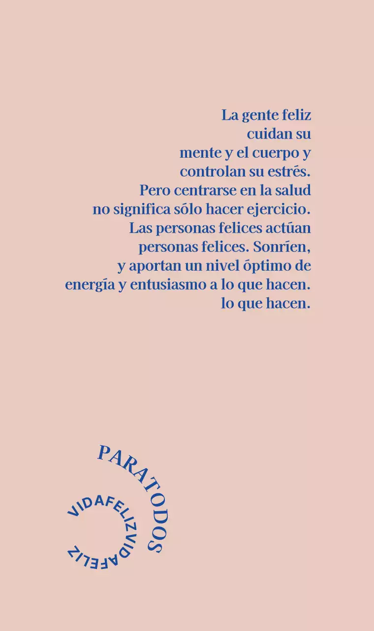 Tipografía azul marino con emotivas combinaciones de colores y formas