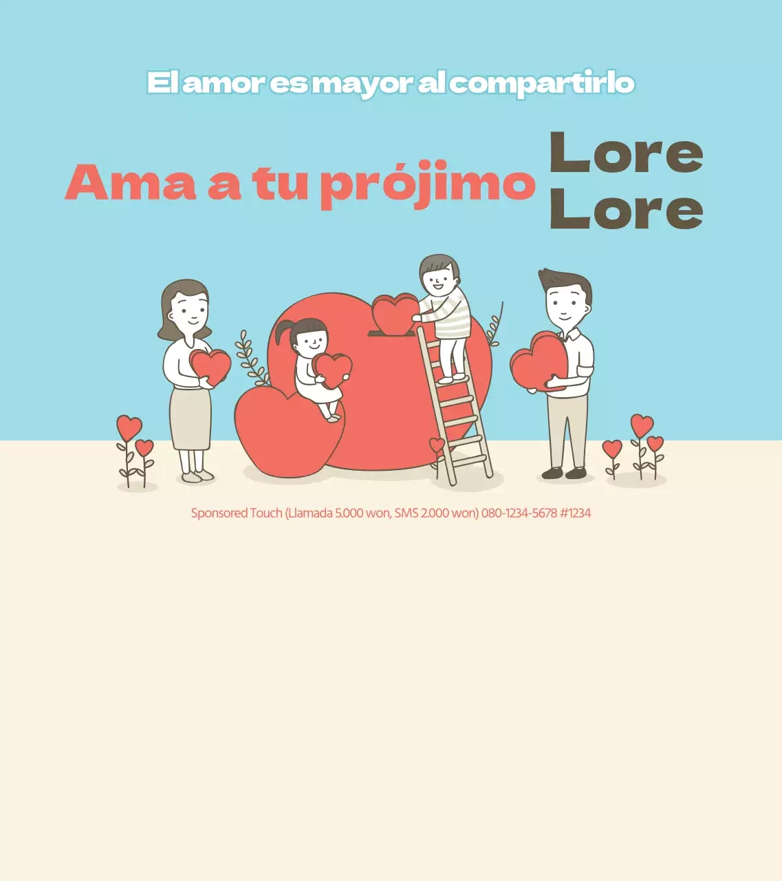 Rojo, azul y beige para el barrio