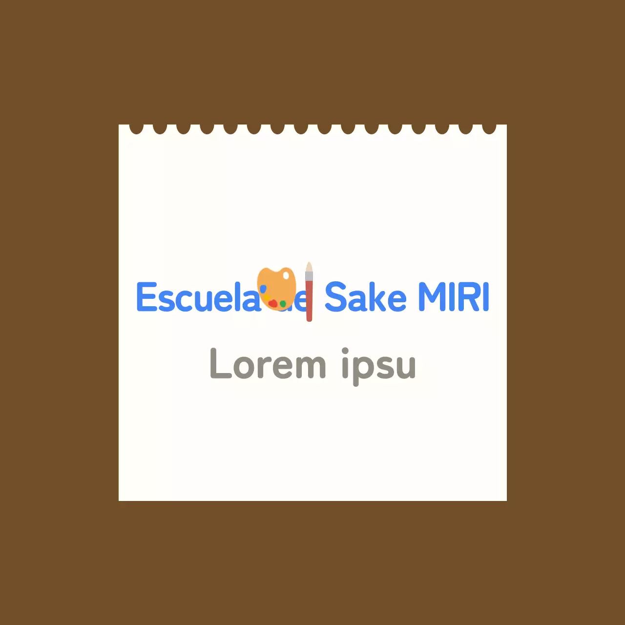 Balsa de escuela de arte infantil con fondo blanco de cuaderno de dibujo