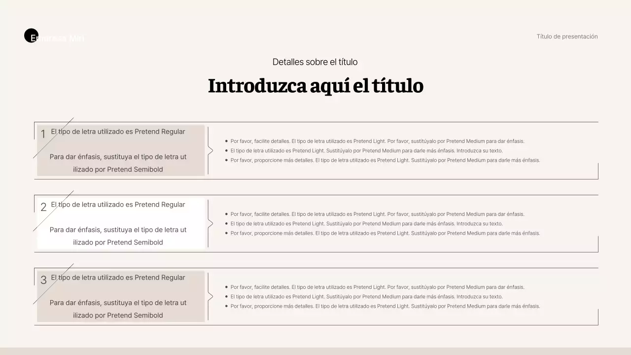 Estilo business sencillo en beige y marrón