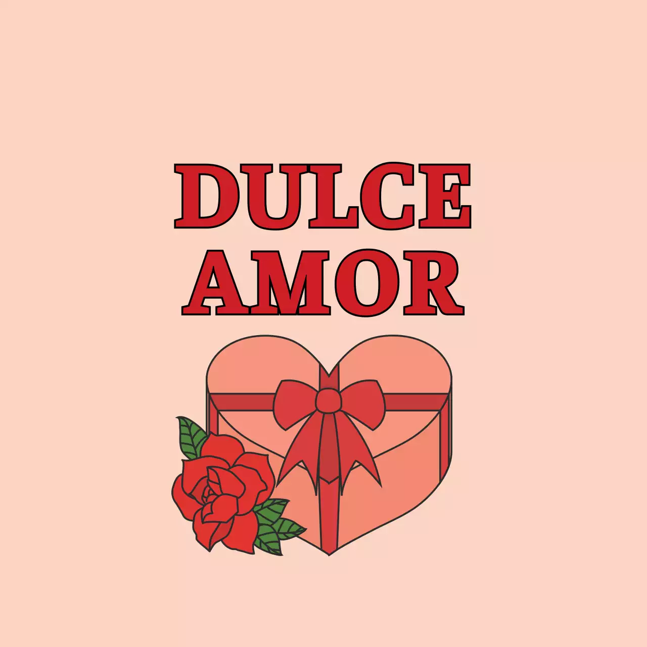 Rosa ilustración kitsch evento blanco día etiqueta