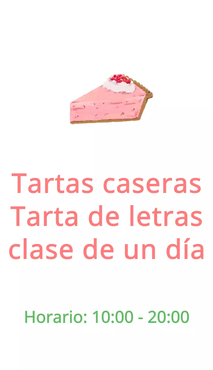 Diseño de pastelería con ilustraciones al óleo en colores pastel de acogedoras tartas