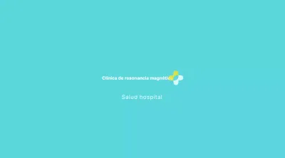 Celebración de un logotipo hospitalario limpio y mentolado