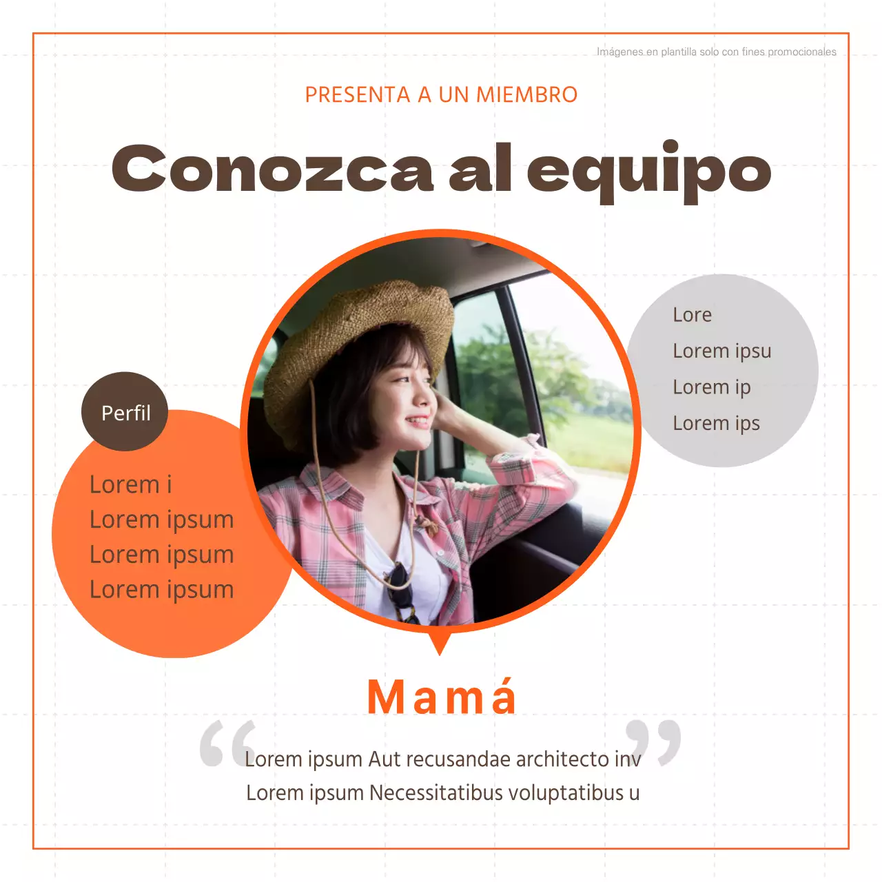 Guía del viajero minimalista en naranja y azul