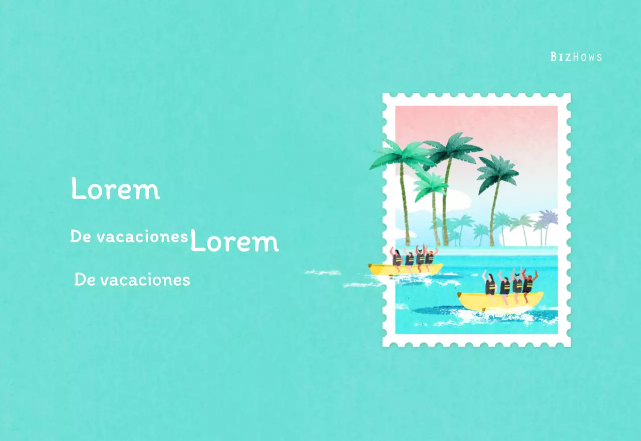 Ilustraciones de sellos con un concepto cálido