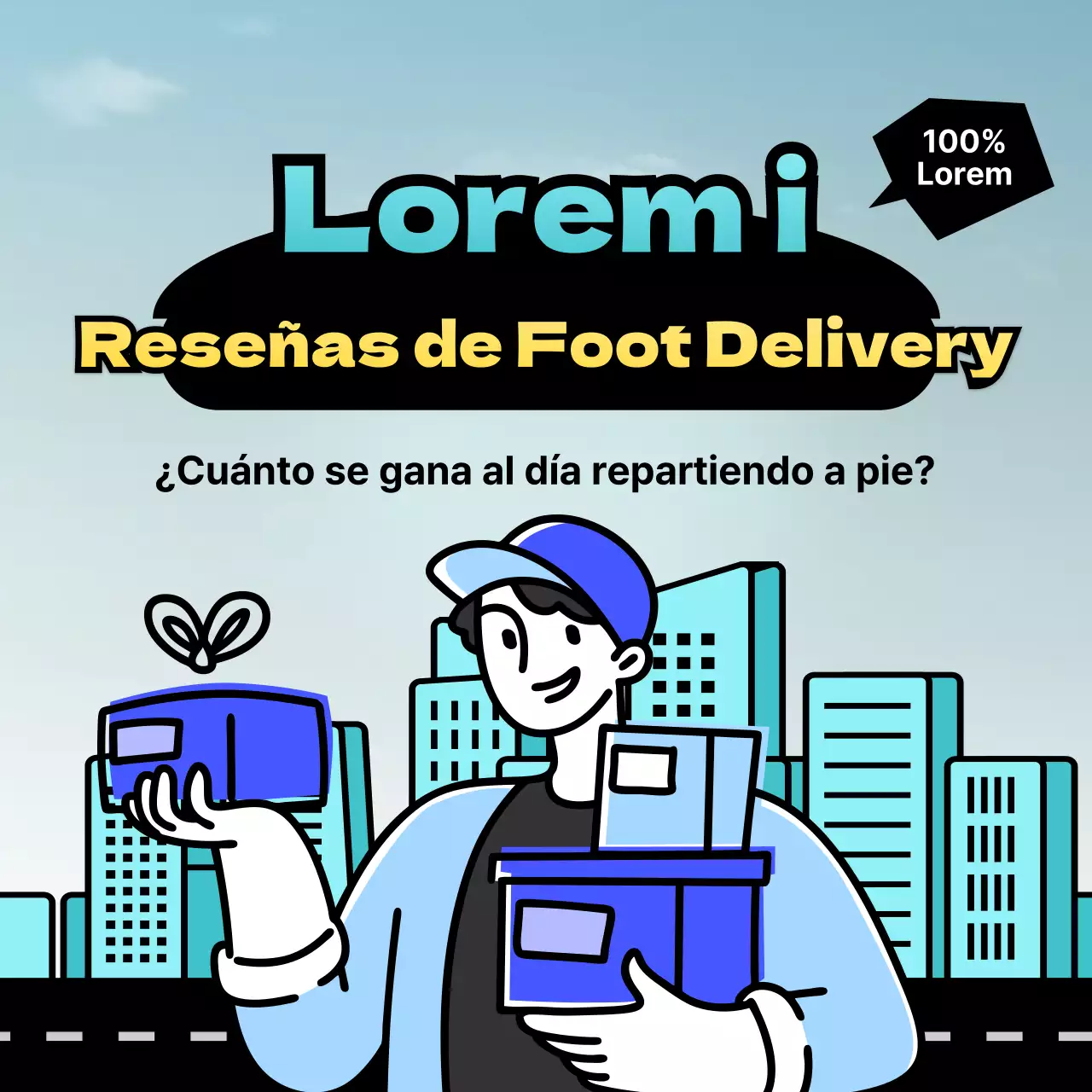 Reseña de DeliveryConnect sobre el reparto a pie en el paisaje urbano