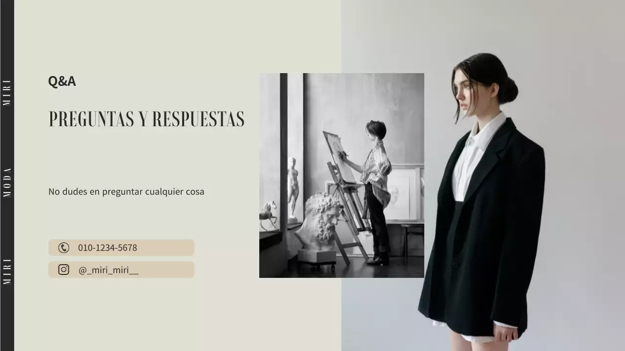 Beige y gris empresa de moda estrategia de empleo tutoría tema especial de la conferencia (presentación)