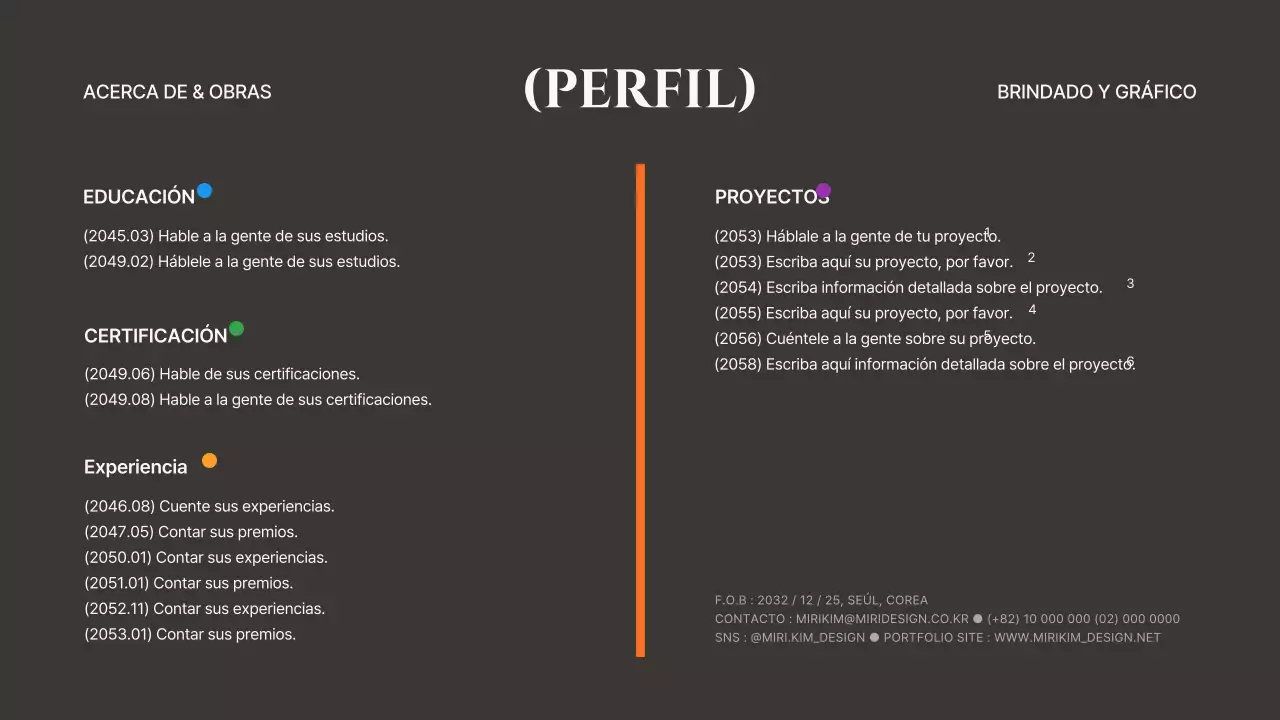 Cartera de diseño conceptual de líneas y formas grises y caqui