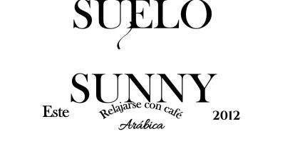 Mercancía de cafetería con texto negro, elegante y conceptual