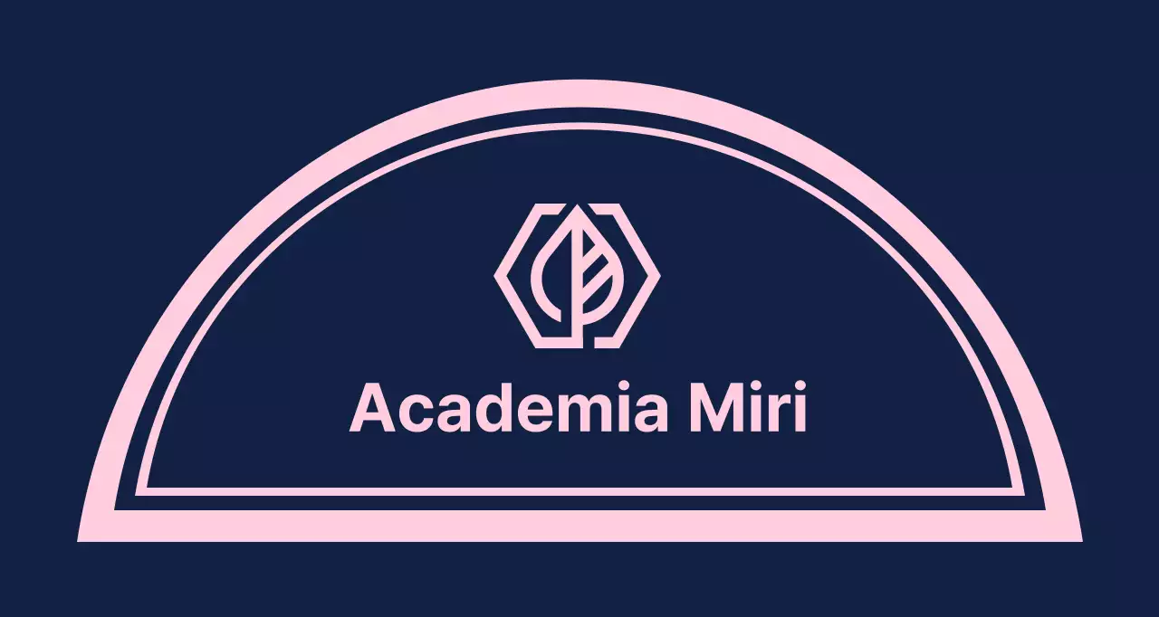 Gakuen Academy Valkyrie sobre fondo azul marino con borde rosa