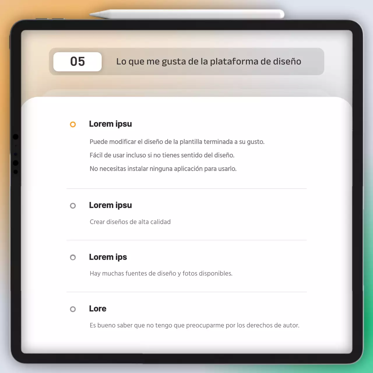 Informe de resultados de la encuesta sobre el concepto de interfaz de usuario gradual
